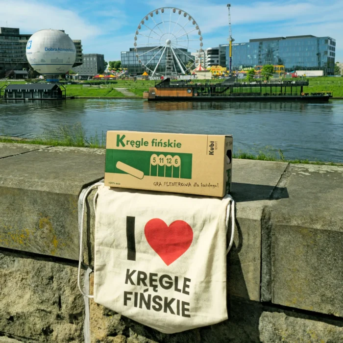 Kręgle fińskie w plecaku ecru - obrazek 10