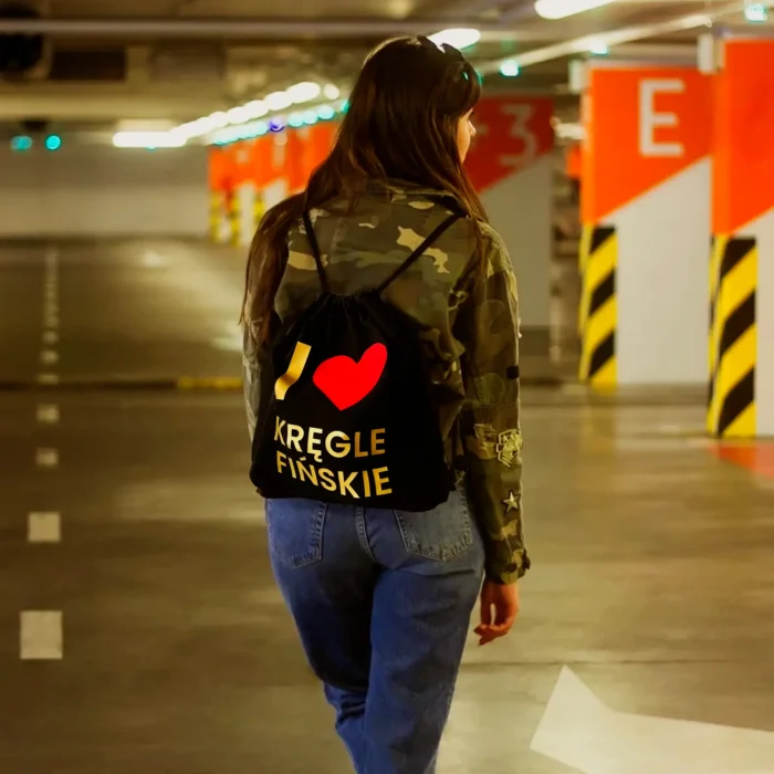 Kręgle fińskie w plecaku czerń - obrazek 5